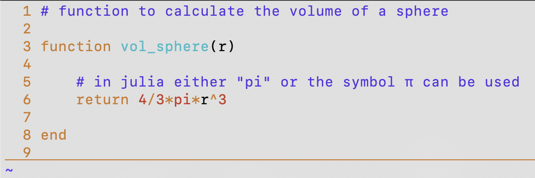 Calculate the volume of a sphere.