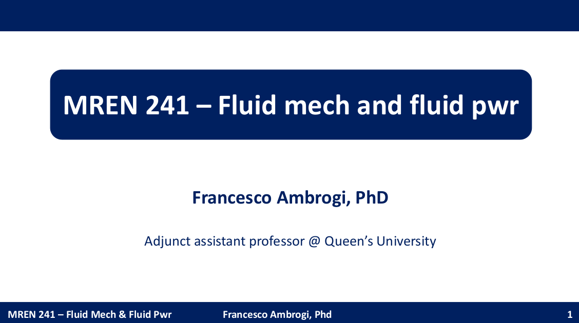 Slide deck MREN 230